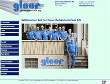 Tablet Screenshot of gloorworb.ch